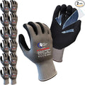 Quest Protective Apparel Cut Resistant Work Gloves (ANSI A1) – Lightweight Graphene Gloves for Gardening,DIY,Mechanical & General Handling – Breathable Grip Gloves for Men & Women – X-Large,Pack of 12