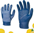 Vgo... Men's Work Gloves,Gardening Gloves,TPE Coated,Waterproof Palms, Anti-Slip,Breathable 3D Knit Back,OEKO-TEX Certified
