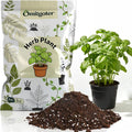 Organic Potting Soil Mix for Indoor Plants & Herb Gardens 4qt- All-Purpose Nutrient-Rich Natural Soil