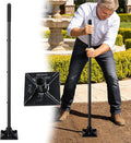 Tamper Tool, 59 Inch Long Handle Tamper Tool with Comfortable Grip,Heavy Duty Metal Garden Tool for Leveling Soil, Gravel,Driveway, Garden, Yard