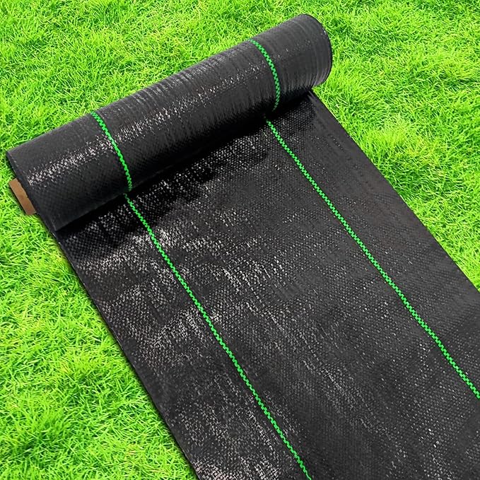 Weed Barrier Landscape Fabric Heavy Duty,3.2 OZ Premium Garden Ground Cover,1.4 ft X 50 ft Heavy Duty Weed Mat Fabric,Durable Weed Barrier Fabric for Yard, Vegetable Gardens, Flower Beds