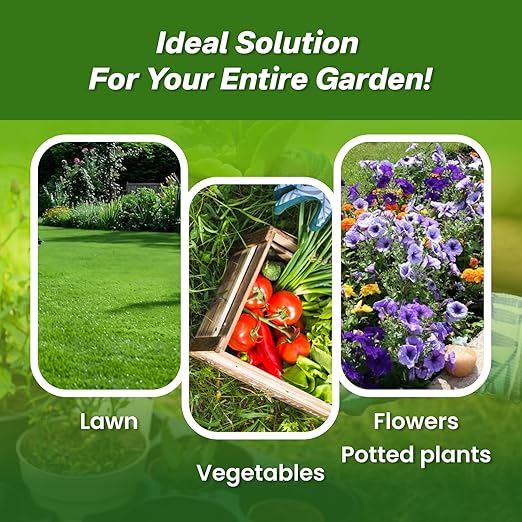 Soil Activator - Viresta Soil Revitalizer, Plant Food Enhancer, Concentrated Humic Acid Formula - Promotes Root Growth & Nutrient Uptake for Lawns, Garden, Indoor & Outdoor Plants (3Pcs)