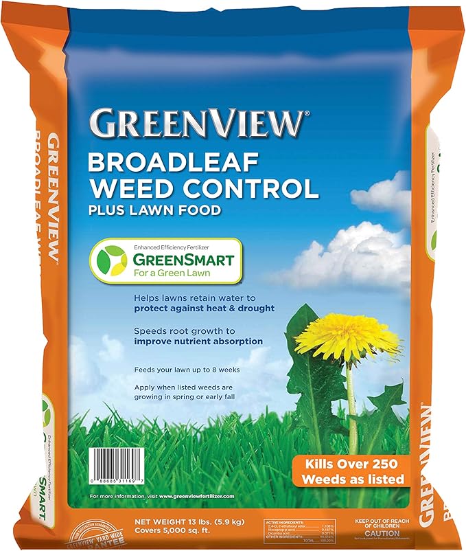 GreenView Weed & Feed - 13 lb. Bag - Covers 5,000 sq. ft.