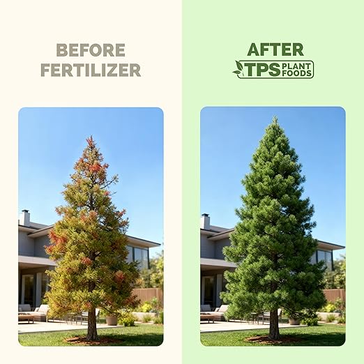 Pine Tree Fertilizer - for Leyland Cypress & Evergreen Tree Care - Pushes Rapid Root Growth for Strong, Wind-Resistant Yard Trees - Liquid Plant Food, 32 oz