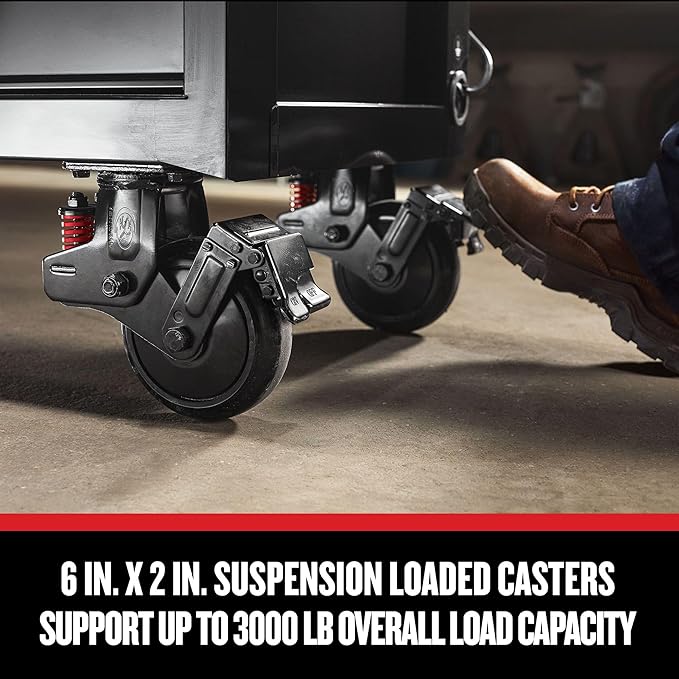 CRAFTSMAN V-Series 63 in. Garage Storage Mobile Workstation with 11 Drawers (CMSTVS6311BK)