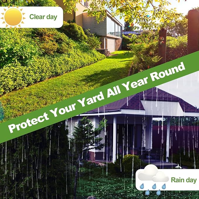 Cat Repellent Outdoor to Keep Cats Away, Natural Peppermint Oil Cat Deterrent Outdoor and Indoor, Keep Cats Out of Yard Permanently, Protect Your Yard and Furniture (Green,10 Count (Pack of 1))