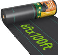 6ftx100ft Weed Barrier Landscape 3.2oz Fabric Heavy Duty, Woven Weed Control Cloth, Woven Geotextile Fabric for Underlayment, Gardening Ground, Commercial Driveway Weed Block Cover Mat