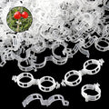 100pcs Trellis Clips for Climbing Plants Outdoor,Plant Support Clips Reusable Garden Clips,Tomato Clips, Plastic Trellis Clips,Garden Plant Clips to Grow Upright Makes Plants Healthier