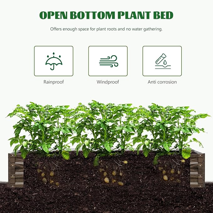 3 in 1 Galvanized Raised Garden Bed with 87" H Arch Trellis for Climbing Plants, Outdoor Gardening Planter Box with Climbing Net for Flower Vegetables Fruits Herbs, Wood Grain