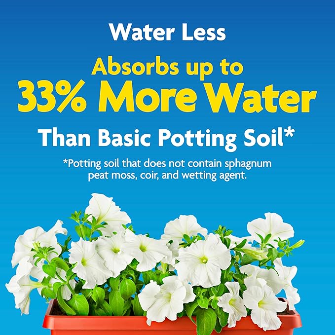 Miracle-Gro Moisture Control Potting Mix - Plant Soil for Container Plants, Protects Against Over- and Under-Watering, 50 qt. (39-Bag Pallet)