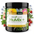 HuMix+ Humic Powder with Seaweed Extract, Turmeric and sea kelp Extract – Natural Soil Conditioner, Root Booster & Organic Plant Food for Vegetables, Flowers, Lawns, Houseplants & Garden Soil