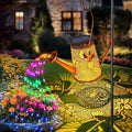 Solar Watering Can Lights, Hummingbird Gifts for Mothers Day Women Mom Grandma Birthday, Waterproof Outdoor Multicolor Garden Decor Large Hanging Solar Lanterns Garden Light for Patio Porch Pathway