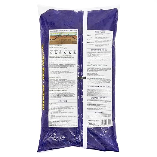 St. Gabriel Organics Milky Spore, 15lbs, Pack of 2 - Japanese Beetle Grub Killer Granules for Lawns