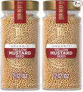 McCormick Gourmet Organic Yellow Mustard Seed, 2.12 oz (Pack of 2)