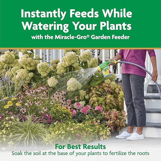 Miracle-Gro Water Soluble All Purpose Plant Food,Plant Fertilizer for Indoor or Outdoor Plants,Roses,Flowers,Houseplants,Vegetables and Trees,10 lb.,(Pack of 4)