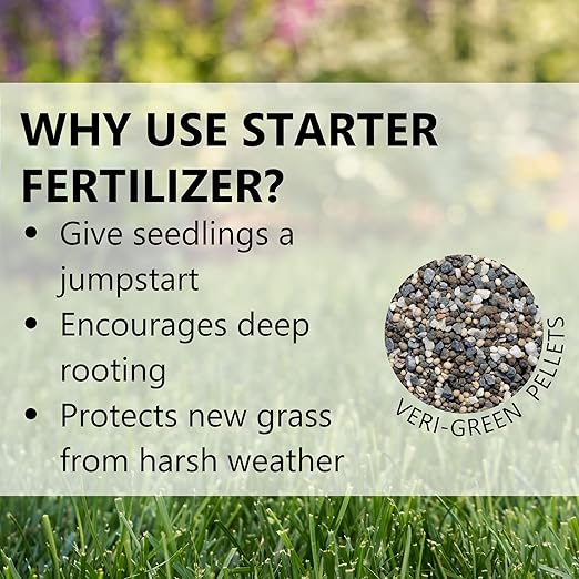 Jonathan Green (16006) Veri-Green Starter Fertilizer for Seeding & Sodding - 12-18-8 Starter Lawn Fertilizer (1,500 Sq. Ft.)