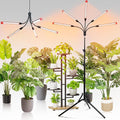 FECiDA Gamechanger! 45 Watt Power Draw, NO Need Adapter, 5Head Grow Light with Tripod Stand, 2026 Big Coverage LED Grow Lights for Indoor Tall Plants, Bonsai Tree, 4/8/12/16/20H Timer