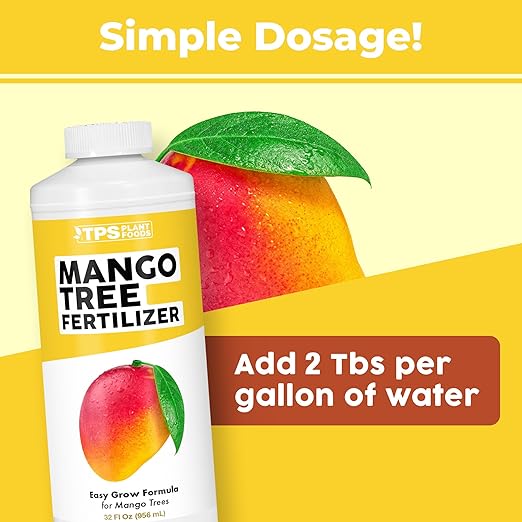 Mango Tree Fertilizer for All Mangoes and Anacardiaceae Trees, Liquid Plant Food, 32 oz (1 Quart)