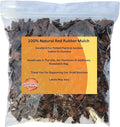 Brown Rubber Mulch for Landscaping - Durable and Eco-Friendly Garden Mulch - Perfect for Garden, Potted Plants & Outdoor Decor - Half-Quart
