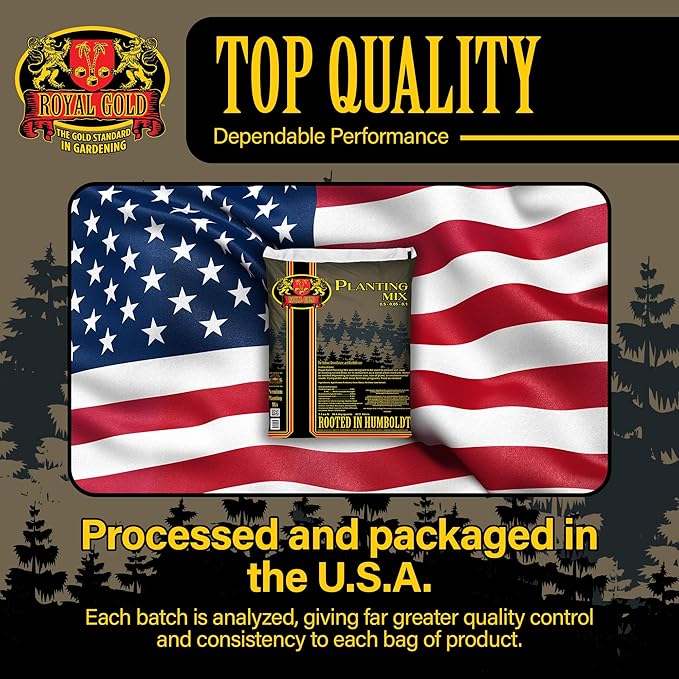Royal Gold Planting Medium Mix, 1.5cu ft - Designed for Amending Soil, Made for a Variety of Gardening Applications, Standalone Growing Medium - Builds Soil Structure