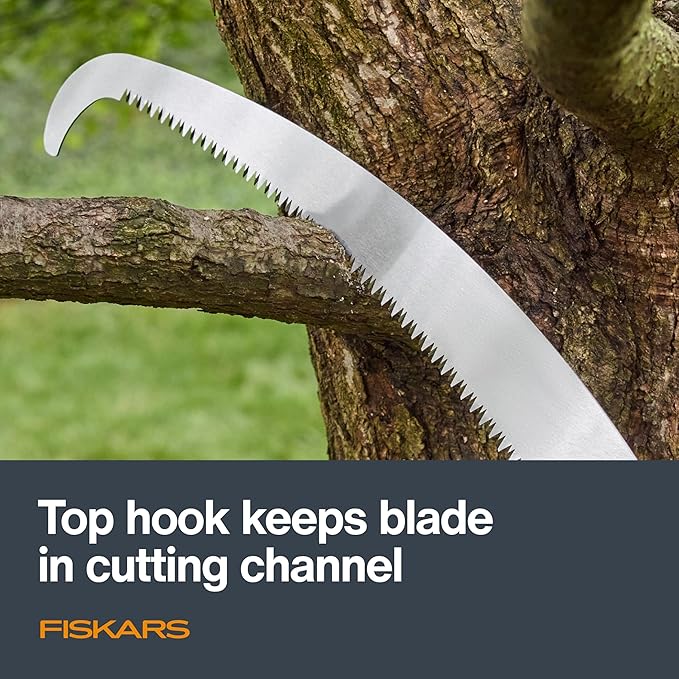 Fiskars XtendControl X2 Hook Bill Replacement Saw Blade, Triple-Ground Tooth Profile for Fast Cutting, Curved Blade for Faster Branch Cuts, Hardened Teeth for Long-Lasting Sharpness
