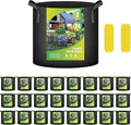 iPower 24-Pack 2 Gallon Grow Bags Heavy Duty Thickened Aeration Nonwoven Fabric Pots with Nylon Handles and 24 Labels, for Planting Vegetables, Fruits, Flowers, Black