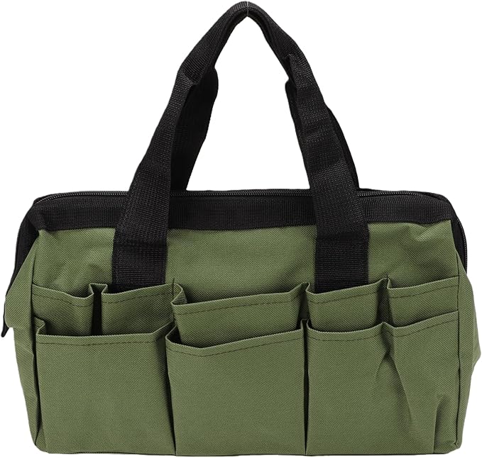 Dpofirs 11-Pocket Tool Organizer Bag | Standable Foldable Oxford Tote For Garden Tool Storage