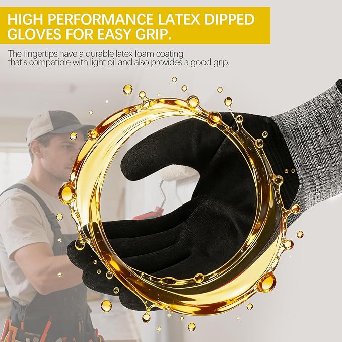 gardening gloves,garden gloves for women,Breathable latex dipped,Suitable for weeding and warehouse handling