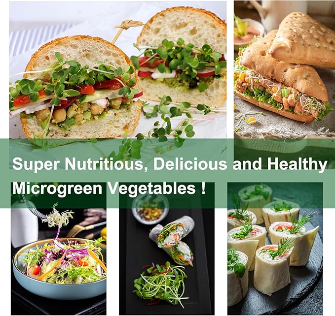 64PCS Microgreens Kit, 5" X 5" Hydroponic Sprouting Pads Microgreen Grow Mat Indoor Organic Production for Microgreen Starter Tray Wheatgrass Sprouts