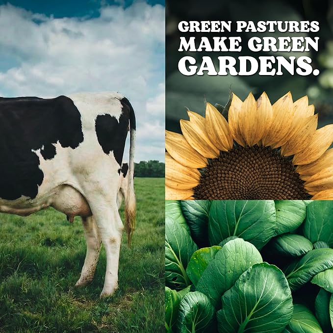 Home & Country USA Organic Composted Cow Manure - 4 Quart for Gardening & Soil Enrichment