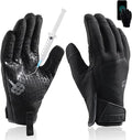 TAILI Level 3 Needle, Level 5 Puncture Resistant Work Gloves for Gardening, Touchscreen, Breathable, Grip Enhanced A7 Cut Resistant Safety Gloves, Black, Medium (M), 1 Pair
