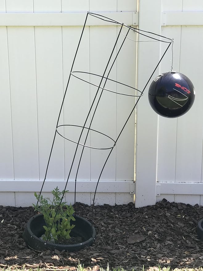 3-Pack 15" Planting Rings – Smart Water-Saving Tomato & Vegetable Support System, Anchors Tomato Cages, Prevents Tipping, Deep-Root Irrigation Basin (2-Gallon), – Tomato Cages Not Included.