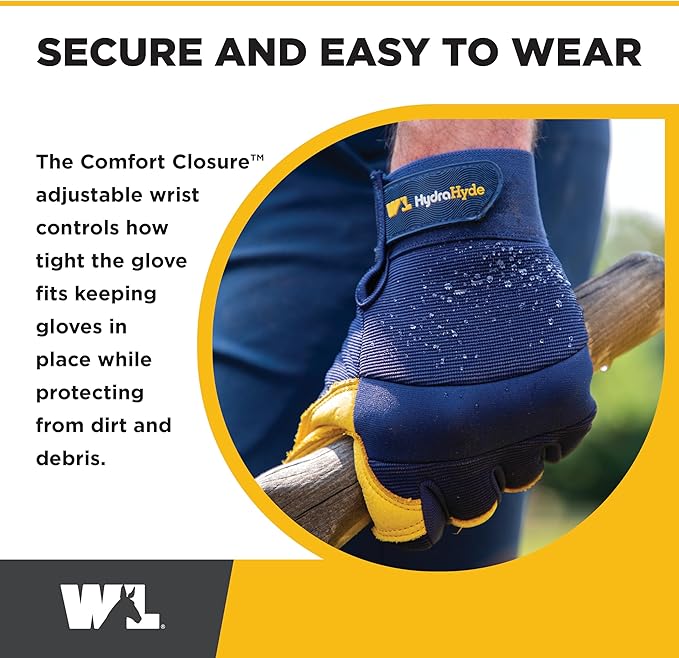 Wells Lamont Industrial Men's Leather Palm Work Gloves