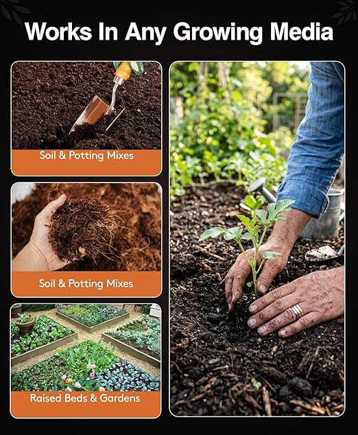 Xtreme Gardening Mykos Mycorrhizae for Plants- Granular Mycorrhizal Fungi Root Inoculant, OMRI Listed Organic Biofertilizer for Stronger Roots & Nutrient Uptake (50 lbs)