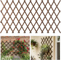 Expandable Garden Trellis, 37" x 90" Trellis for Climbing Plants Outdoor, Wooden Lattice Fence Wall Panel Lattice Panels for Outside, for Climbing Plants Vine Ivy Rose Cucumbers