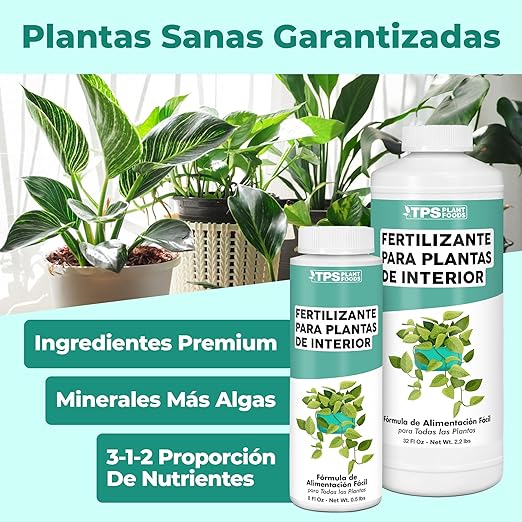 Fertilizante para Plantas de Interior, Complete Liquid Indoor Plant Food, 32 oz (1 Quart)