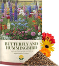 Butterfly and Hummingbird Wildflower Mix – 30,000+ Seeds – 1 oz Bulk Extra Large Resealable Packet – Non-GMO Open Pollinated Wildflower Seeds