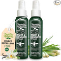 Deet-Free Insect & Mosquito Repellent Pack of 2 (8 oz) – Nice Smelling Insect Repellent with Lemongrass Oil Safe for Pets and Kids – Bug Spray for Mosquitoes, Gnats, Black Flies, and No-See-ums