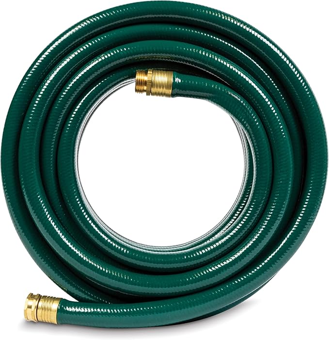Gilmour 843251-1001 Flexogen Heavy Duty Watering Garden Hose 3/4in x 25 Feet, Green