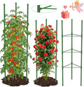 3 Pack Extra Larger Tomato Cages, 51in*17in Adjustable Tomatoes Plant Stakes Support Cages Trellis for Garden, Garden Trellis for Vegetable Flowers Fruits Climbing Plants