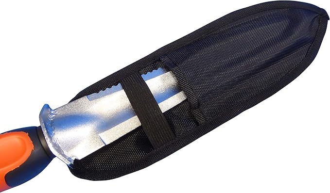 Heavy Duty 13.5" Digging Knife WITH FREE SHEATH for Metal Detecting, Prospecting with Comfortable Rubber Handle