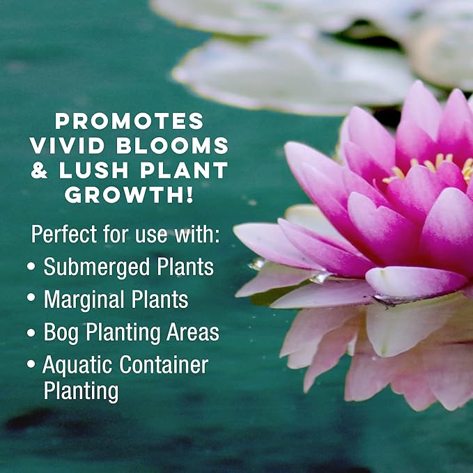 MICROBE-LIFT MLCAPM20 Concentrated Aquatic Planting Media for Accelerated Plant Growth in Ponds and Water Gardens, 20 Pounds