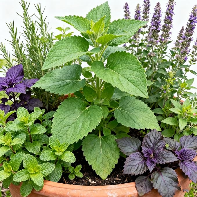 Hyssop Seeds for Planting,Rare Hummingbird Mint Flower Seed, 100+ Agastache Flower Seeds, Perennial Flower Plants, Non-GMO Fragrant Agastache Seed for Outdoor Garden