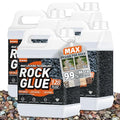 Rock Glue,4 Gallon 99% Stronger Bond Gravel Binder for Pea Gravel, Pebble&Stone-Stop Shifting, Reduce Mess, Strong Hold for Yards, Patios, Garden Walkways, Pet Safe Mulch Bond for Landscaping