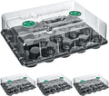 homenote 3 Inch Seed Starting Trays with Humidity Domes for Plants, 4 Pack 20-Cell Seedling Starter Trays, Plant Starter Germination Trays for Pots Seedlings for Indoor Outdoor, Fits 3" Nursery Pots