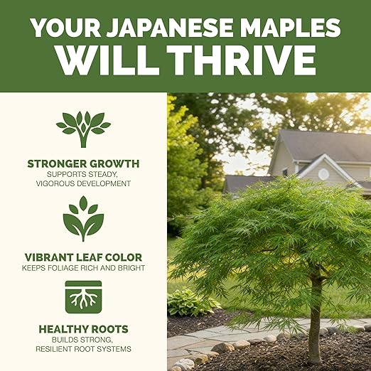 Japanese Maple Fertilizer, Complete Liquid Plant Food for All Japanese Maple Tree Varietals, 32 oz (1 Quart)