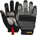 KAYGO Work Gloves For Men, KG125M Mechanic Utility Work Gloves for All Purpose, Excellent Grip, Heavy Duty, Improved Dexterity, Touch Screen, 2X-Large