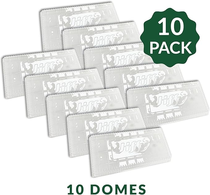 Jiffy Plant Germination Tray Dome - Clear Humidity Dome, Lightweight, Indoor Use - 21 x 11 in - Plastic