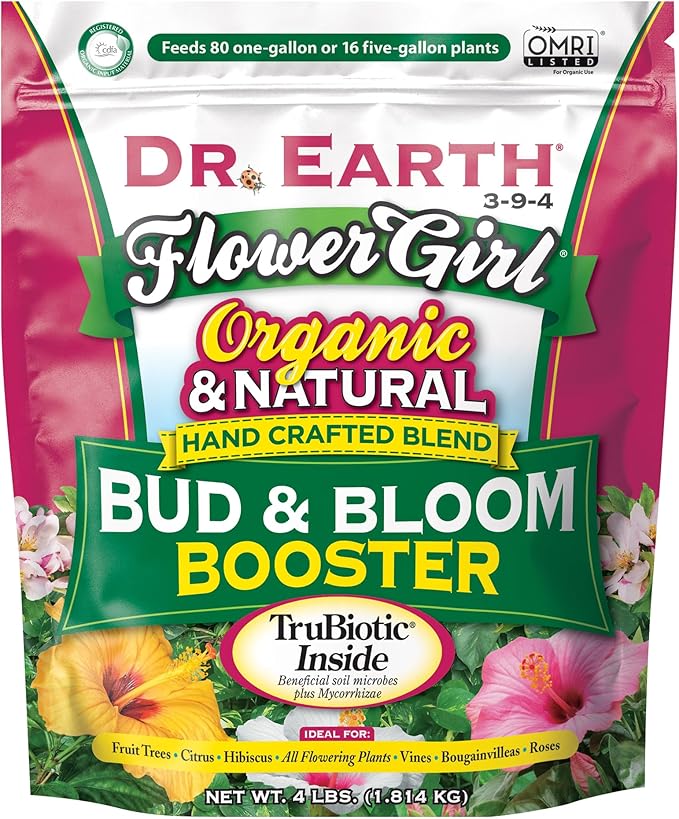 Dr. Earth Flower Girl Organic Bud & Bloom Booster 3-9-4-4lb