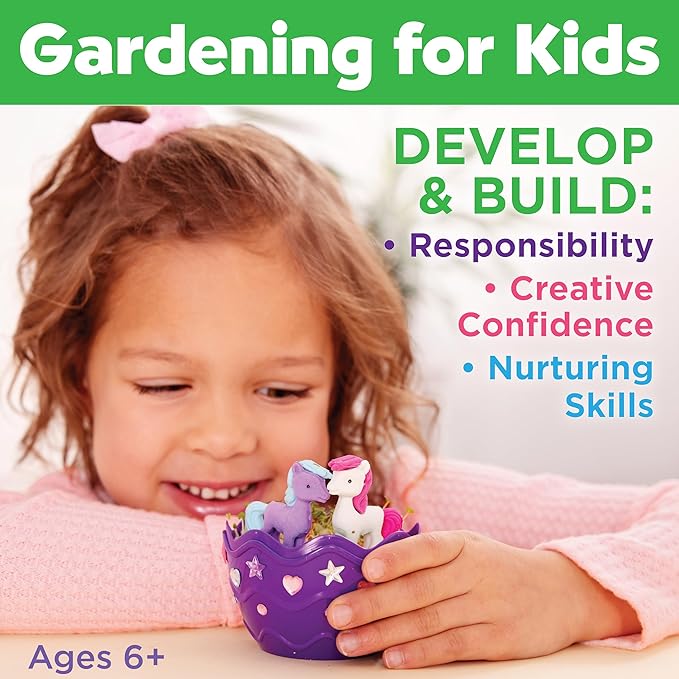 Creativity for Kids Mini Garden: Pony Terrarium Kit - Horse Gifts for Girls | Crafts for Kids and Girl Toys | Spring Crafts | Birthday Gift Ideas (Ages 6+)
